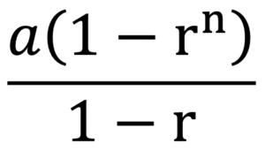 等比数列の和の公式２